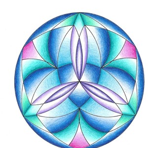 Mandaly k vybarvení — logo